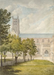 Worcester Cathedral, sannsynligvis 1774 (akvarell over grafitt, på papir)